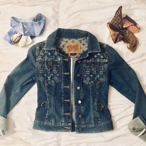 louis vuitton denim jacket womens